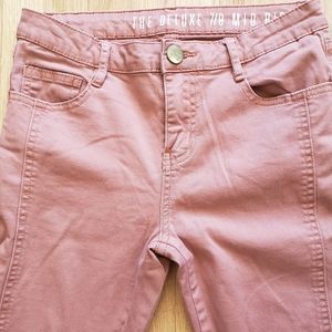 Cotton On Deluxe 7/8 Mid Rise Moto Jeans 4